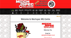 Desktop Screenshot of mechspec.co.uk