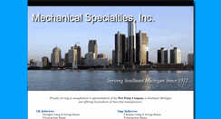 Desktop Screenshot of mechspec.com